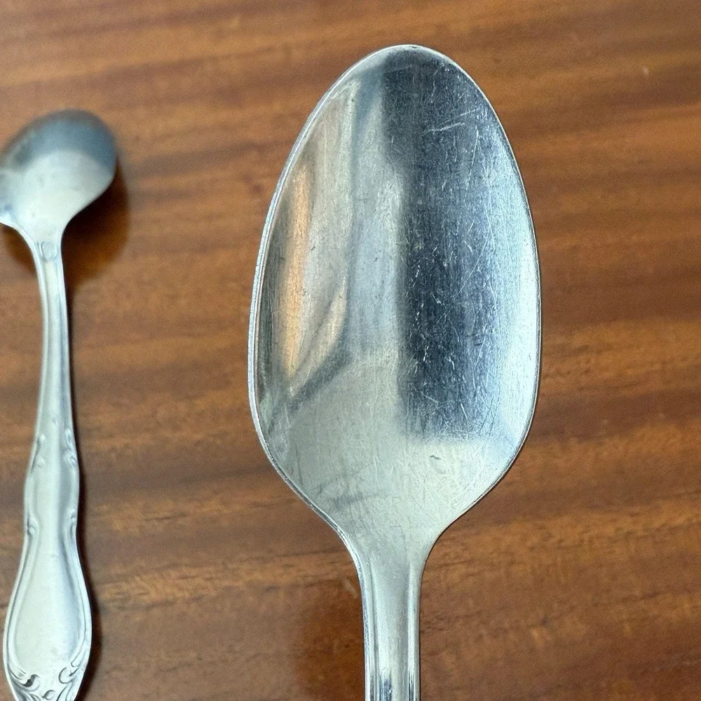 Oneida HOMESTEAD Teaspoons Simeon & George H Rogers Stainless Flatware 10 Piece